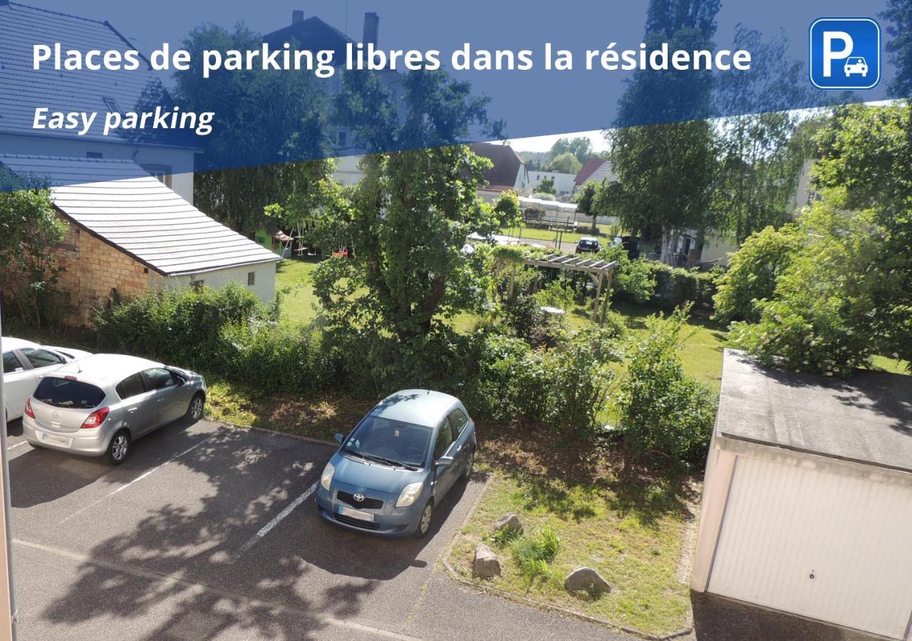 Appart'AZUR Haguenau - Proche Gare au calme - Wifi - Lit confort - Parking facile et gratuit Extérieur photo